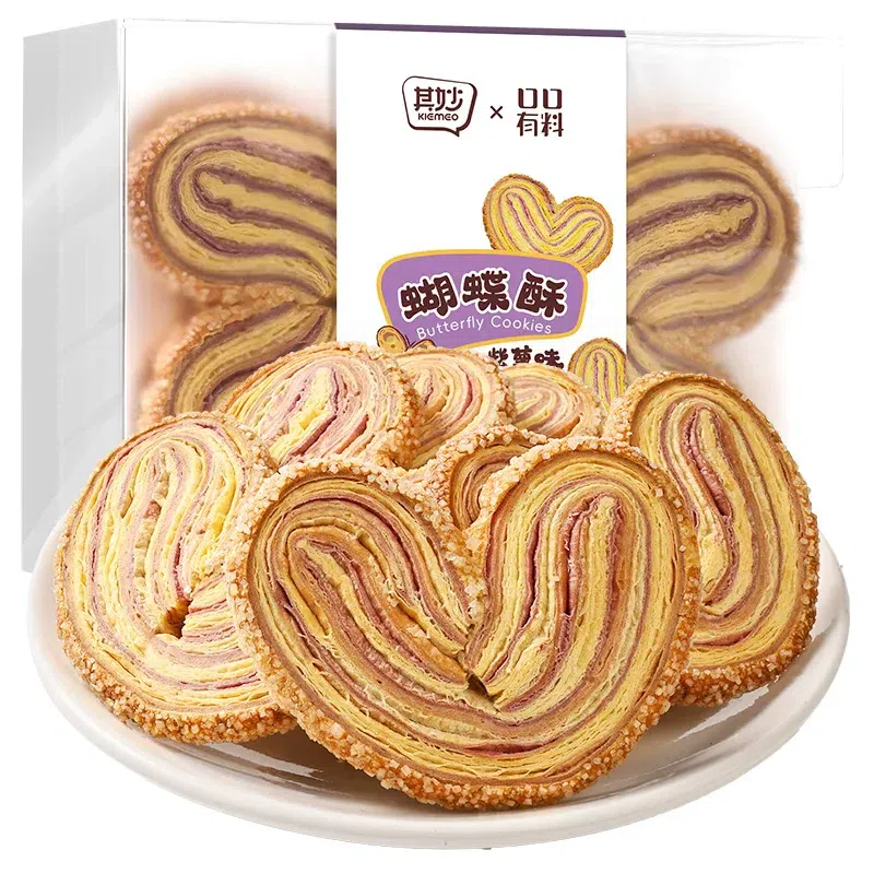 Butterfly crisp purple potato flavor 150g*1 box 150 g