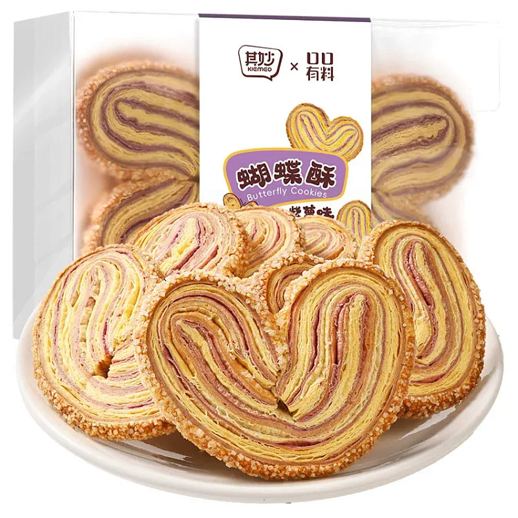 Butterfly crisp purple potato flavor 150g*1 box 150 g