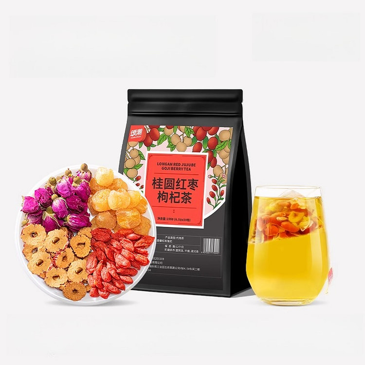 颂潮桂圆红枣枸杞茶195g*1袋 195 克