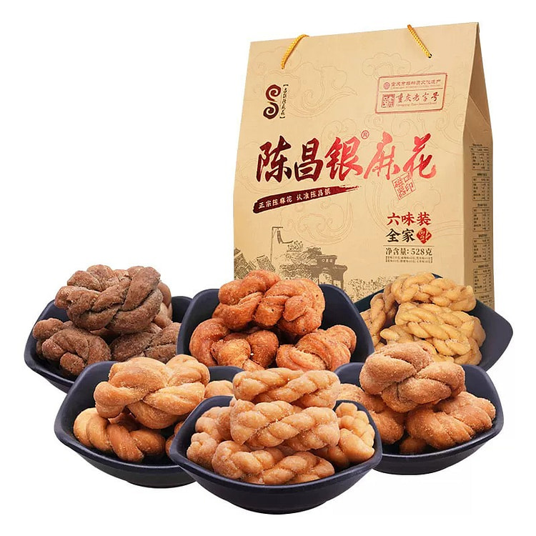 陈昌银 陈麻花重庆特产零食小麻花528g/袋 1 包