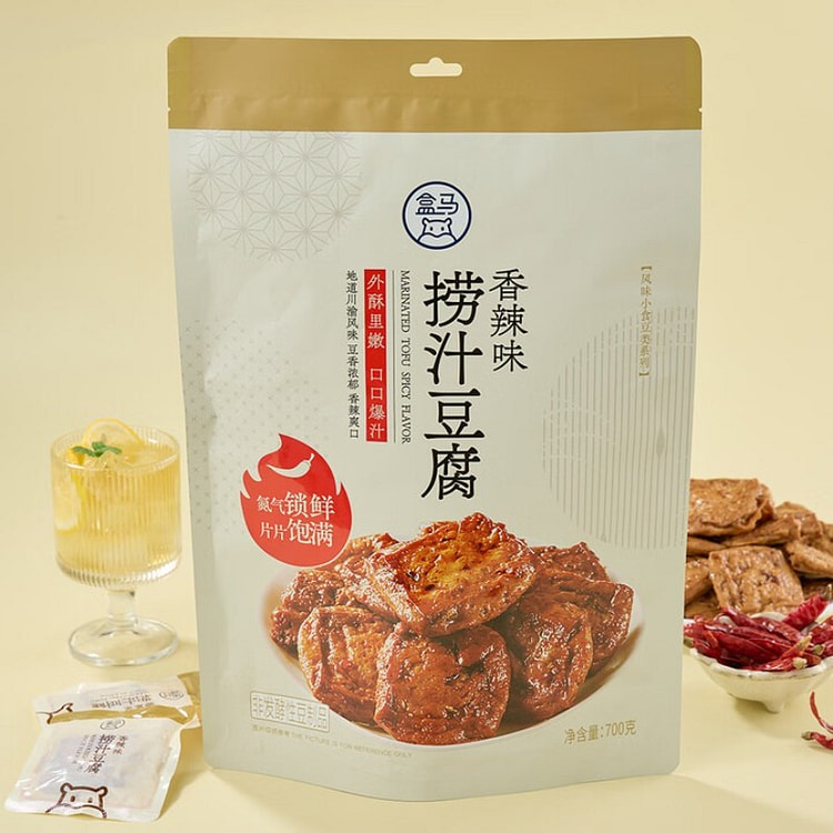 盒马香辣捞汁豆腐 700g*1 袋 700 克