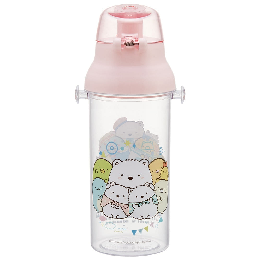 Skater Sumikko Gurashi Clear Water Bottle 480 ml