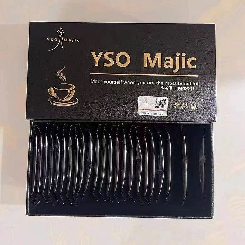 YSO Black Coffee Powder Nutritional Weight Loss Coffee 25 Bags 250 g