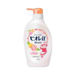 【日本直送】花王 ビオレu スイートピーチの香りポンプ 480ml 1 個