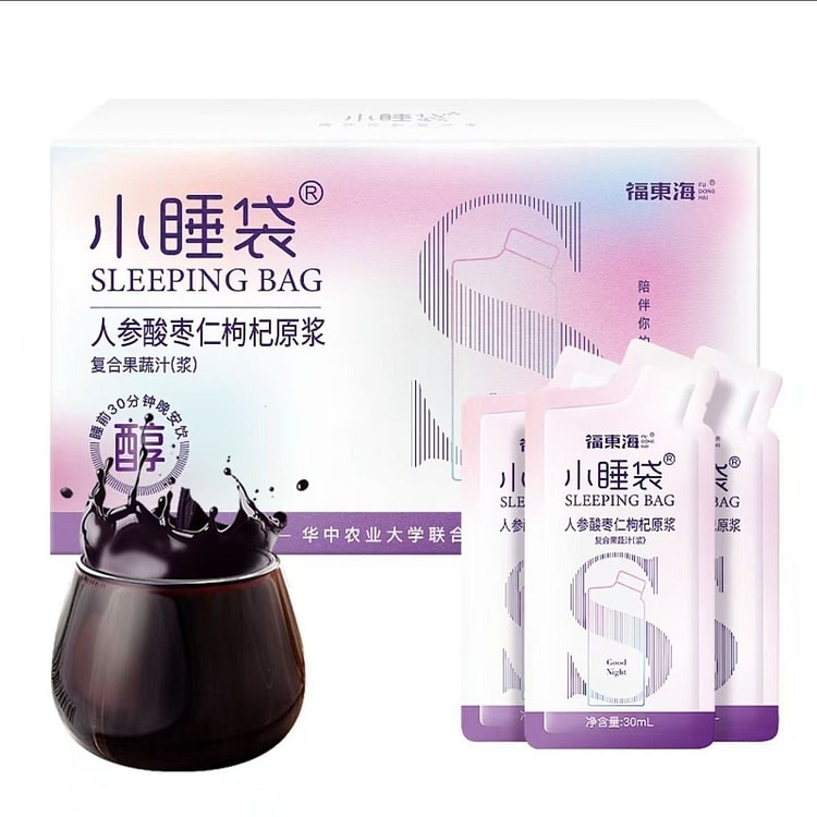 【福东海】小睡袋 人参酸枣仁枸杞原浆  210ml 1 盒