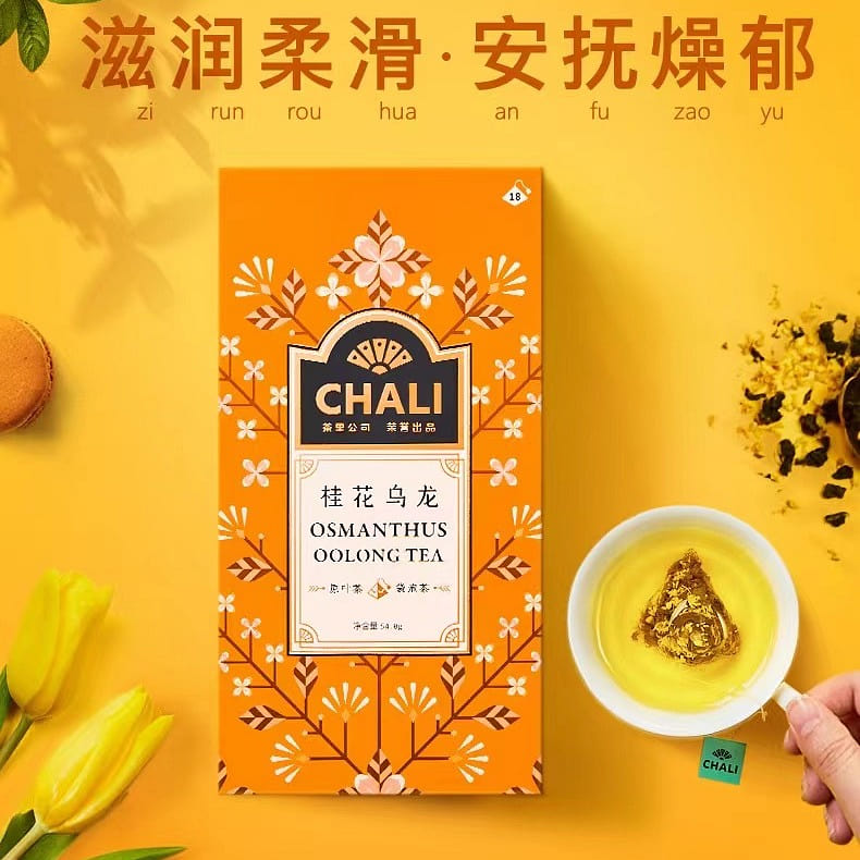 CHALI TEABAG OSMANTHUS OOLONG TEA 54g/18bags 2box 110 g