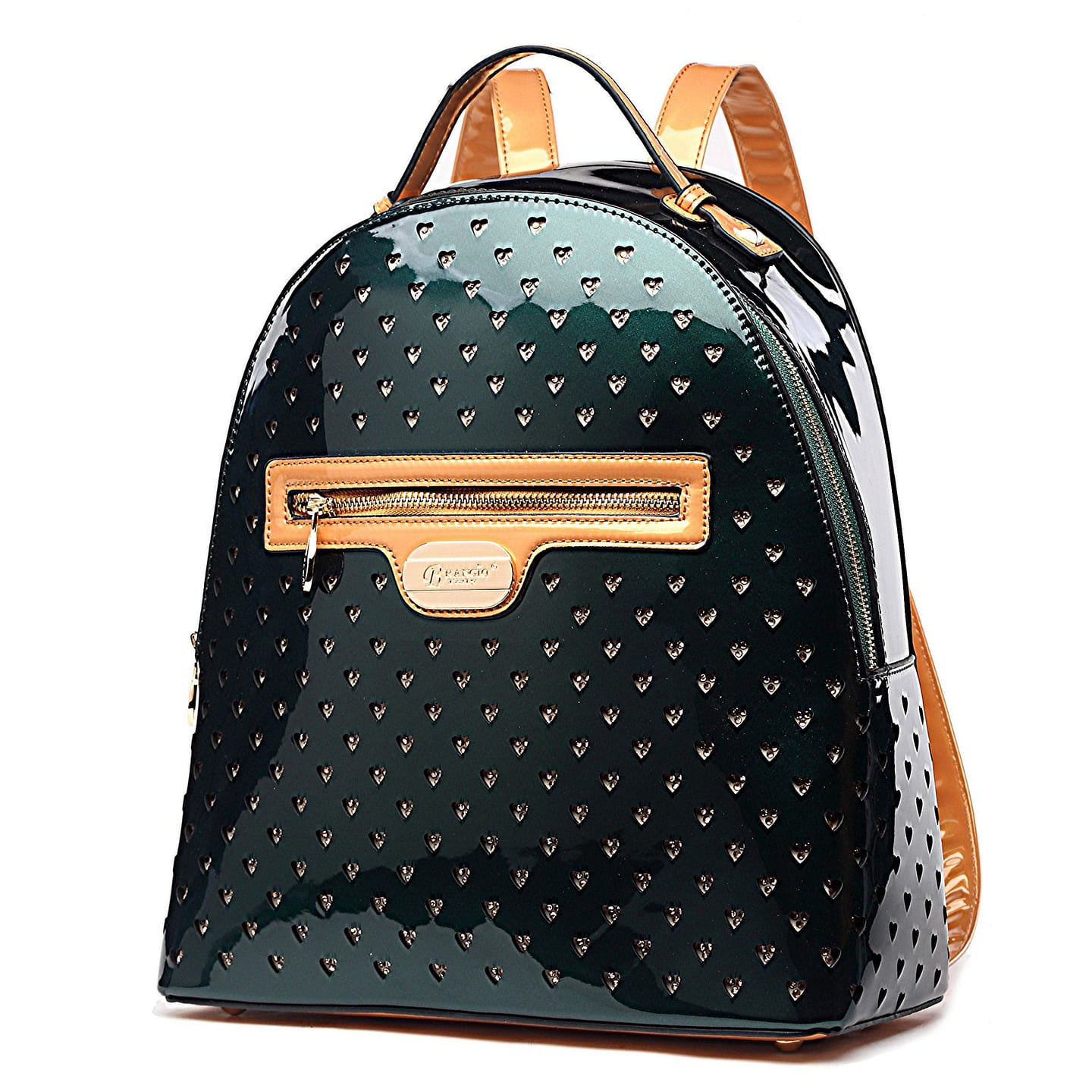 Starz Art Retro Backpack Purse Anti theft Bag Dark Green [RZB6638-DG] 1 each