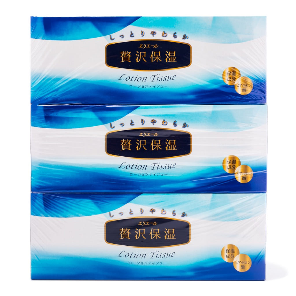 Elleair エリエール 贅沢保湿 200 組×3個入 3 カウント*10 パック