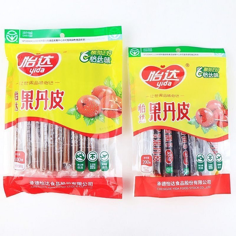 怡达果丹皮 怀旧开胃山楂棒 400g 2 包