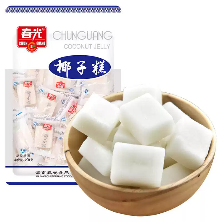 春光海南特产经典椰子糕椰子软糖200g*1袋 200 克