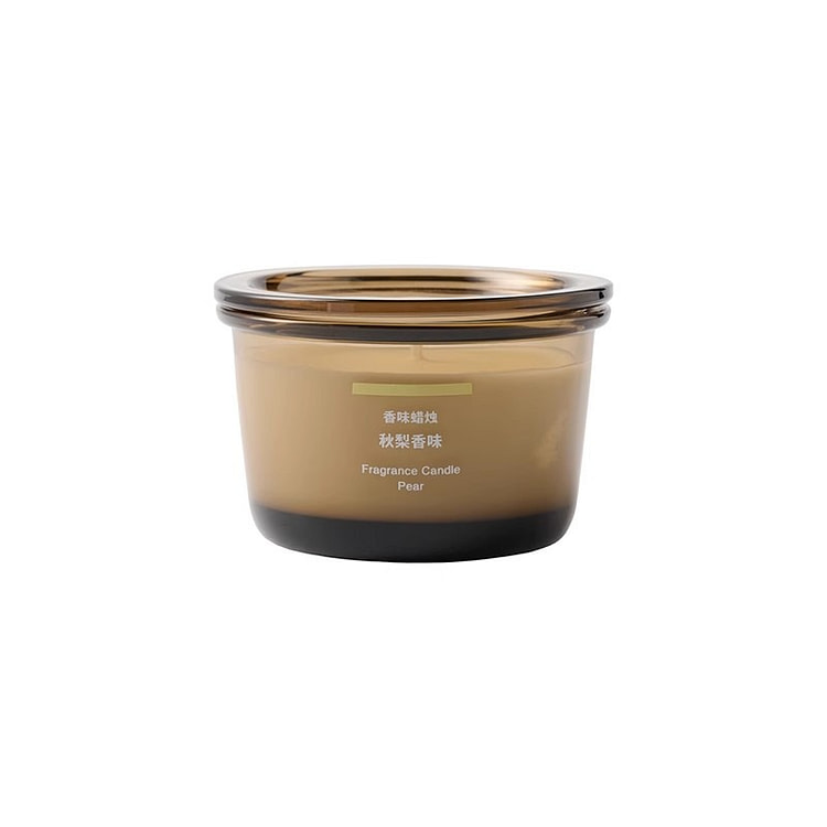 MUJI香味蜡烛香薰室内芳香香氛 秋梨香味180g