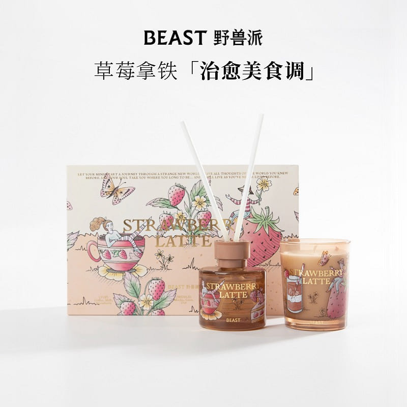Fauvism Fragrance Gift Box&Strawberry Latte 1 each