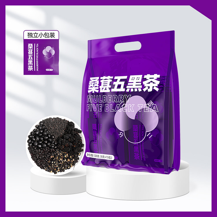 黑麦桑葚五黑茶120g*1袋 120 克