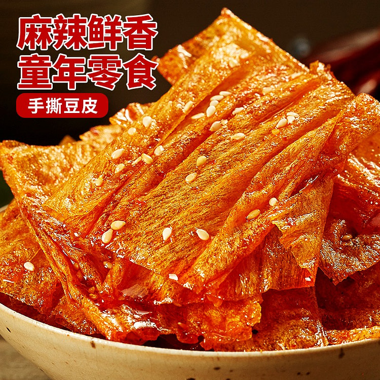 10包 比比赞 手撕豆皮 辣条