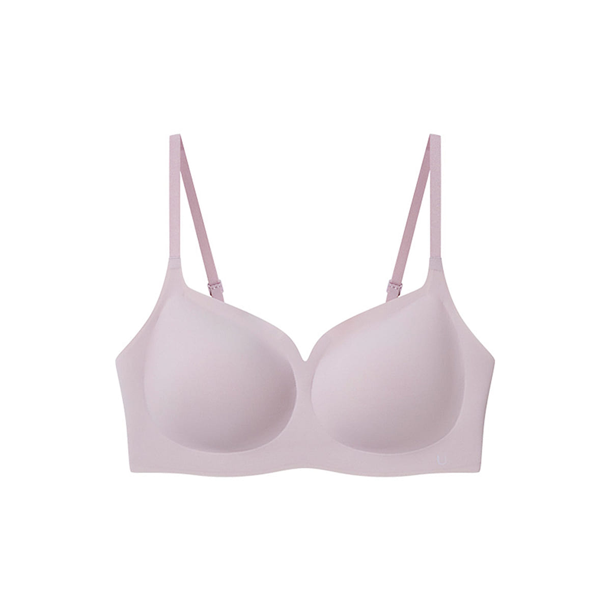 Ubras Comfort Princess Collar Bra, Size-Free Bra-Grey Pink-Vest Type 50 g