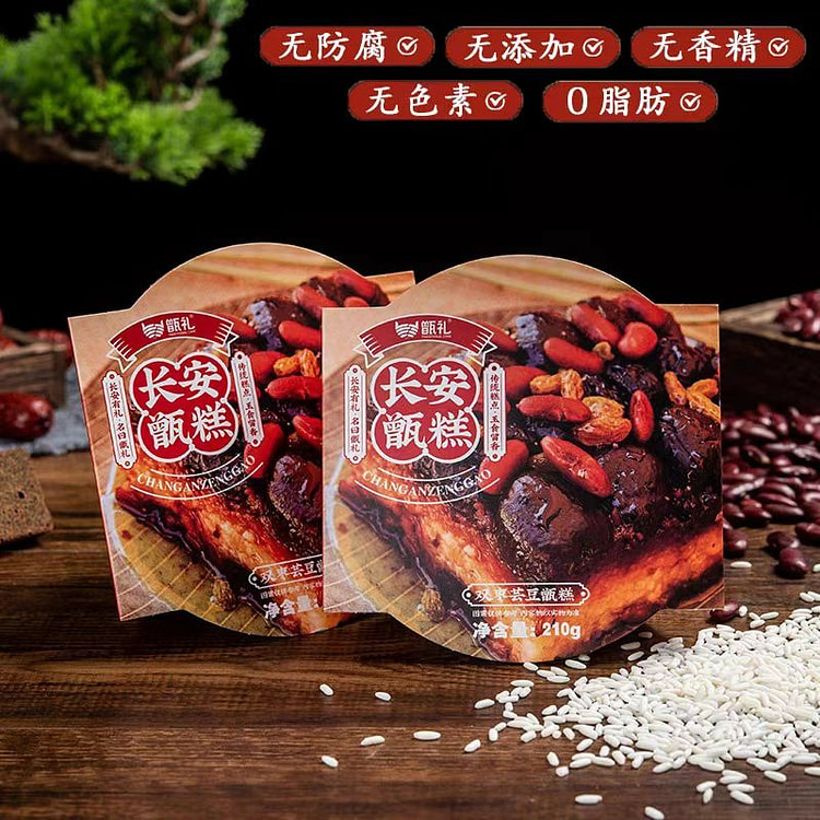 长安甄糕双枣芸豆味210g