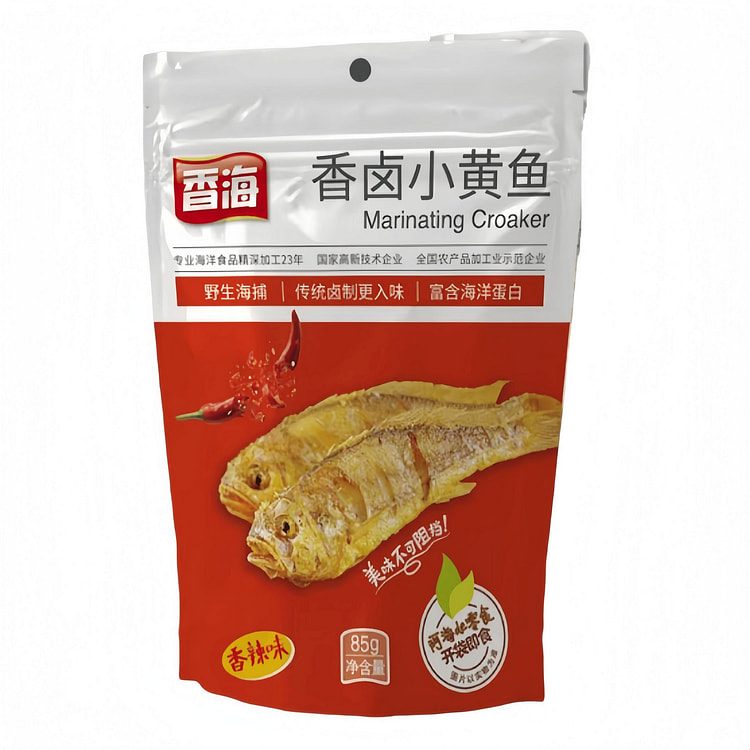香海  香辣味小黄鱼 （ 85g/袋约3-4包） 85 克