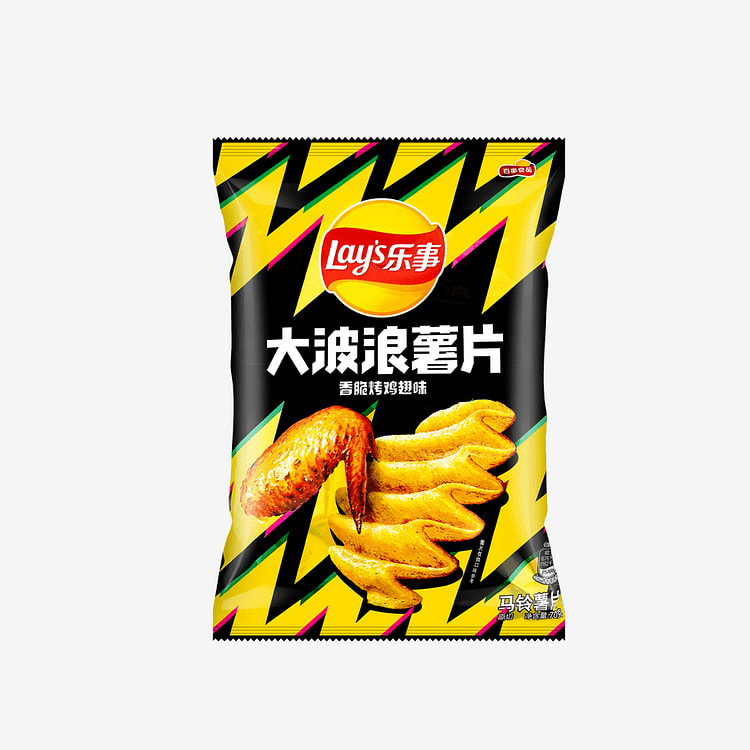 乐事 薯片 香脆烤鸡翅味70g