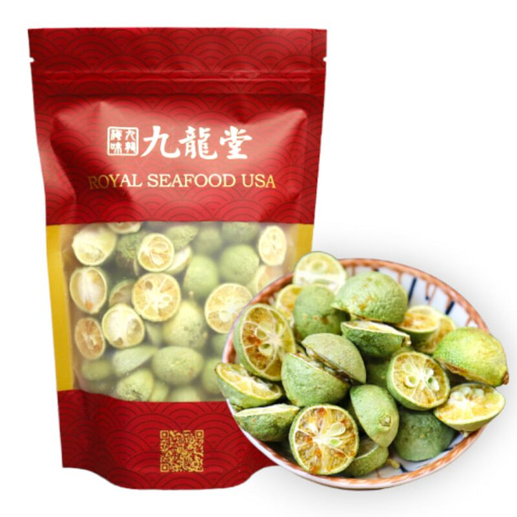 九龍堂 精选冻干青金桔 搭配百香果干蜂蜜柠檬茶饮