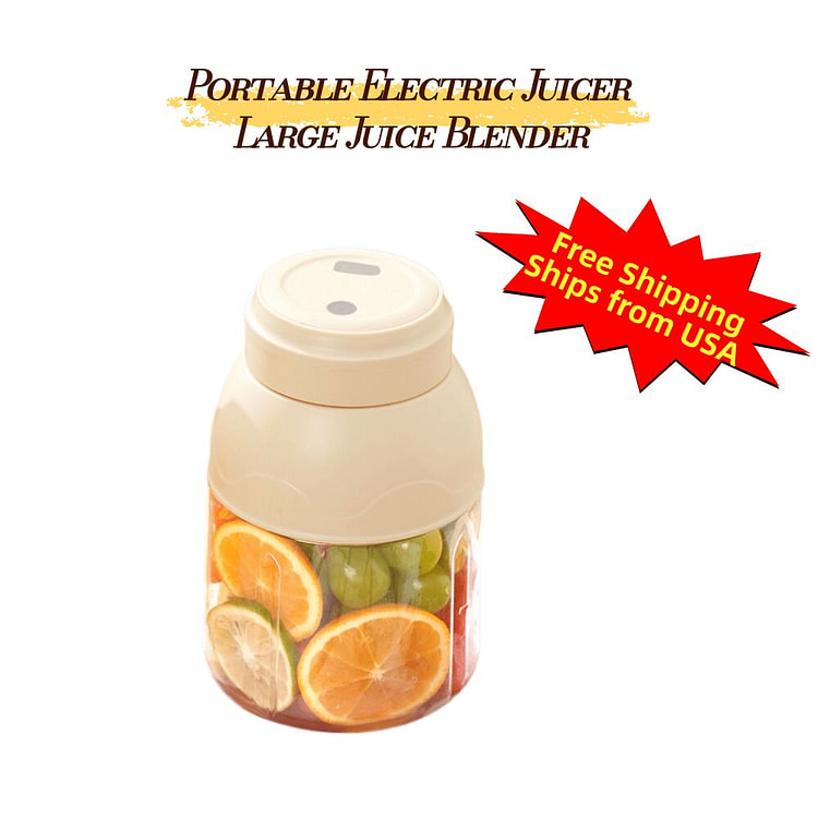 0.8LPortable Electric Juicer Large Juice Blender 1 bunch