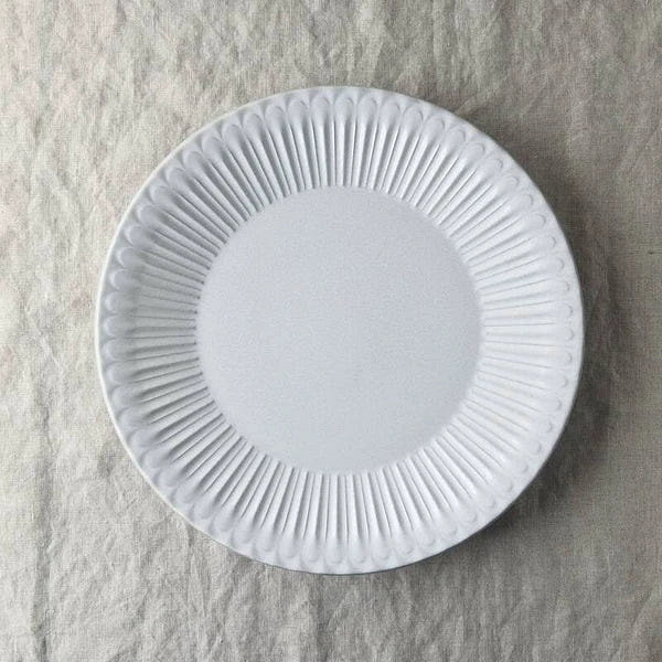 Shush Grace Mino Ware Dining Plate Pearl White