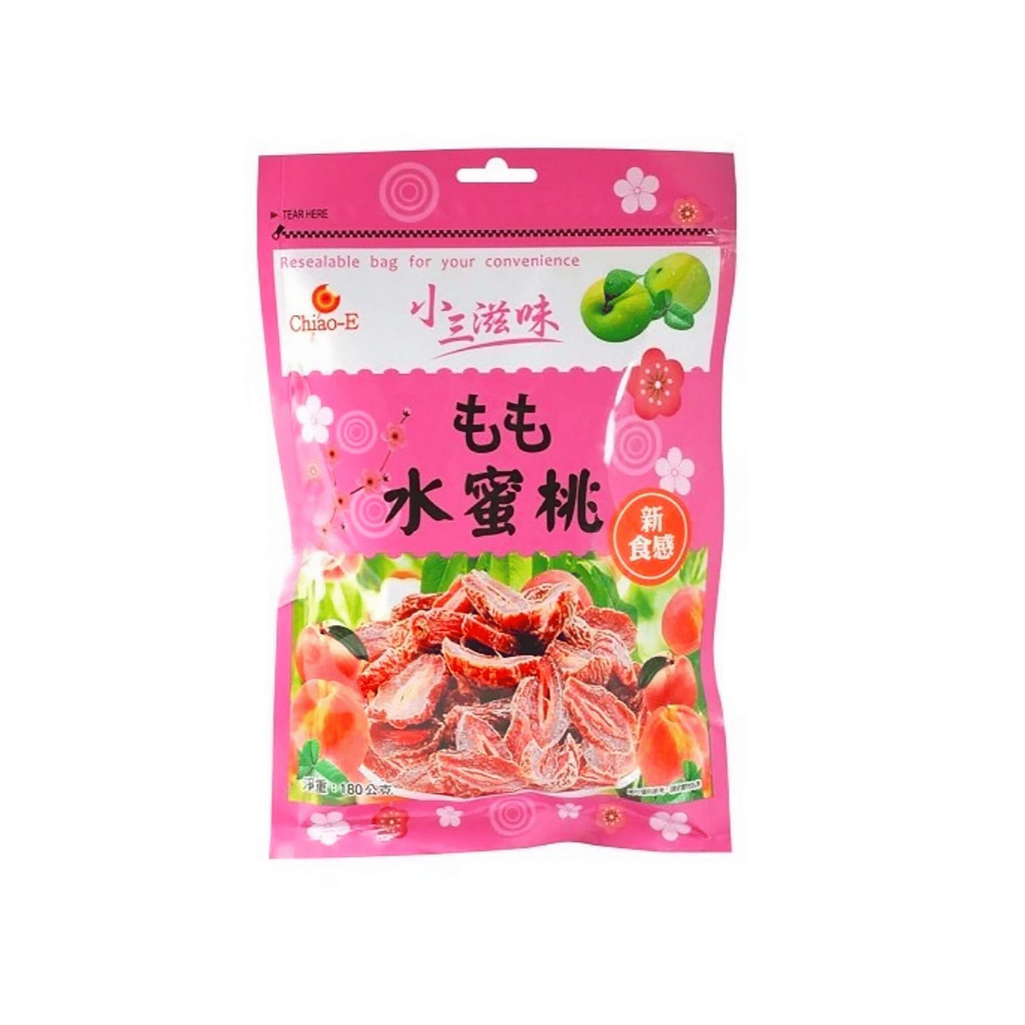 巧益小三滋味水蜜桃干 180g 1 包