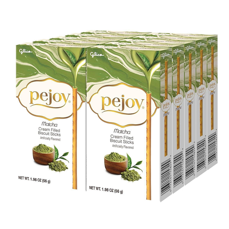 Glico Pejoy Matcha Cream Sticks 1.98oz 10ct 1 each