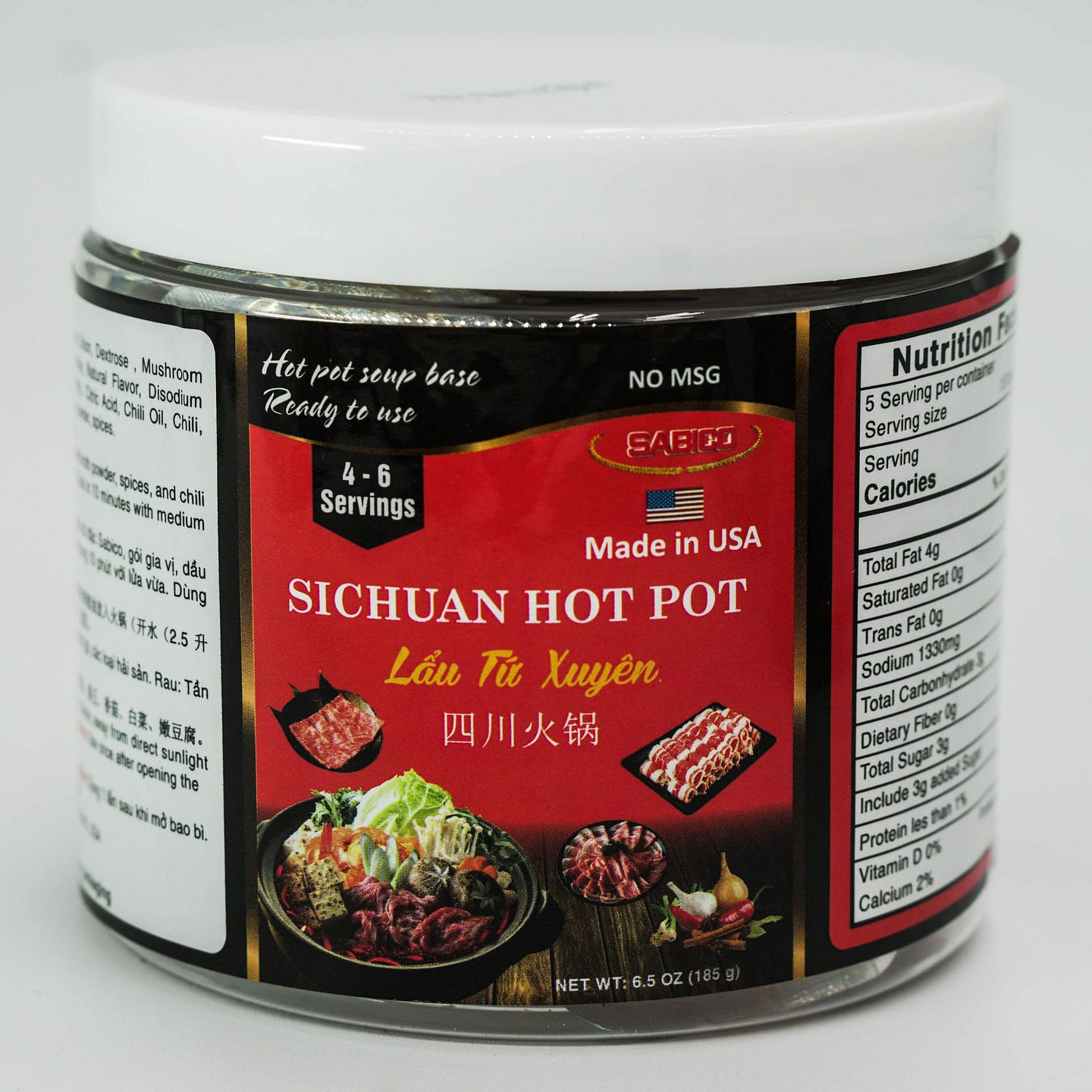 SABICO SICHUAN SOUP BASE 6.3 oz