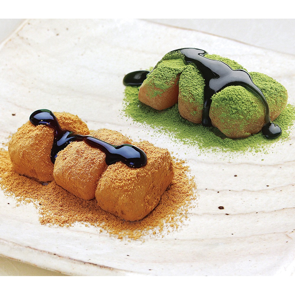 Japan Kanou Shoujuan Mochi Gift Set 5 PCs (Brown Sugar 3 PCs, Matcha 2 PCs) 1 箱
