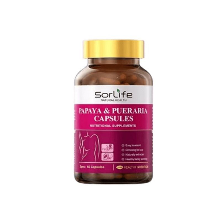 Sorlife Papaya & Pueraria Capsules 60 Capsules