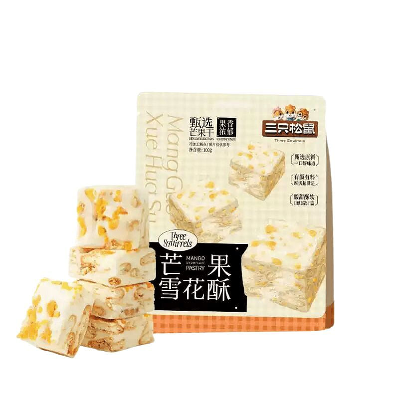 Three Squirrels Mango Snowflake Crisp 100g*1 Tradi 100 g