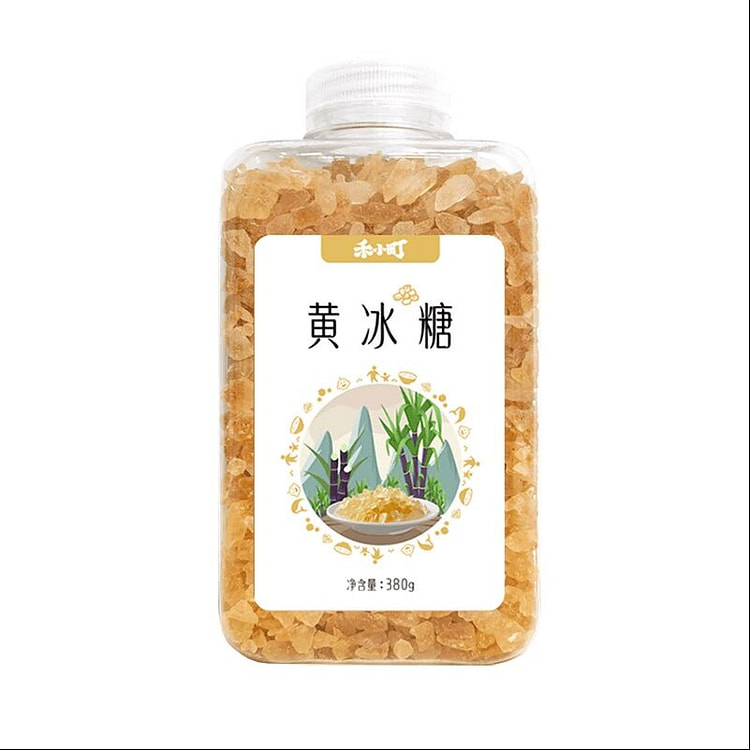 禾小町一级黄冰糖罐装小粒多晶380克*1瓶 380 克
