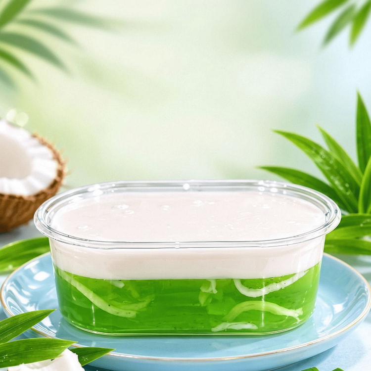 Pandan Coconut Jelly 16oz 1 each