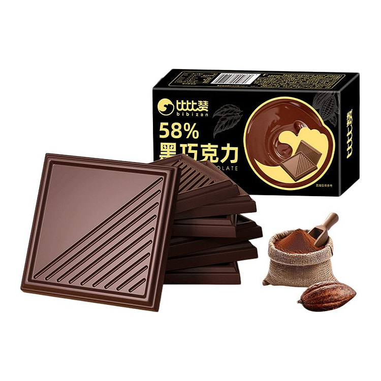 58% dark chocolate Low-fat snacks 80 g