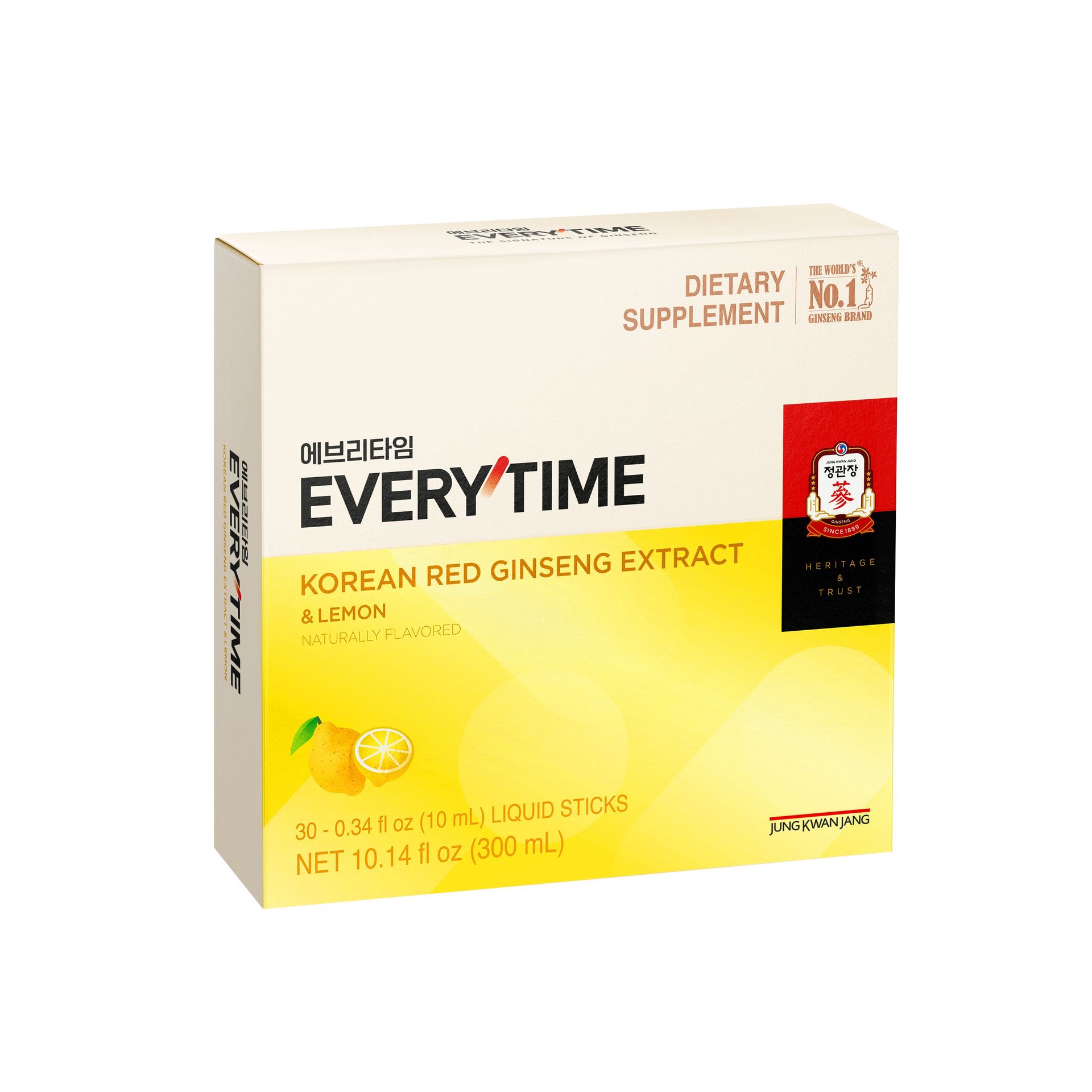 Everytime Lemon Korean Red Ginseng 30 Pack 1 개