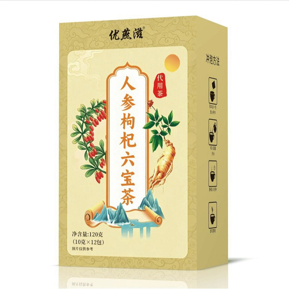 Ginseng Goji Six Treasure Tea 1 box