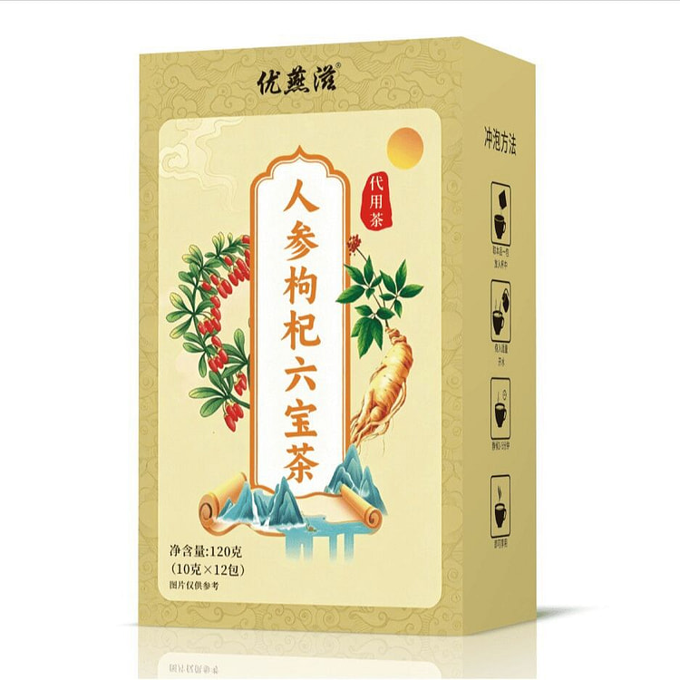 Ginseng Goji Six Treasure Tea 1 box