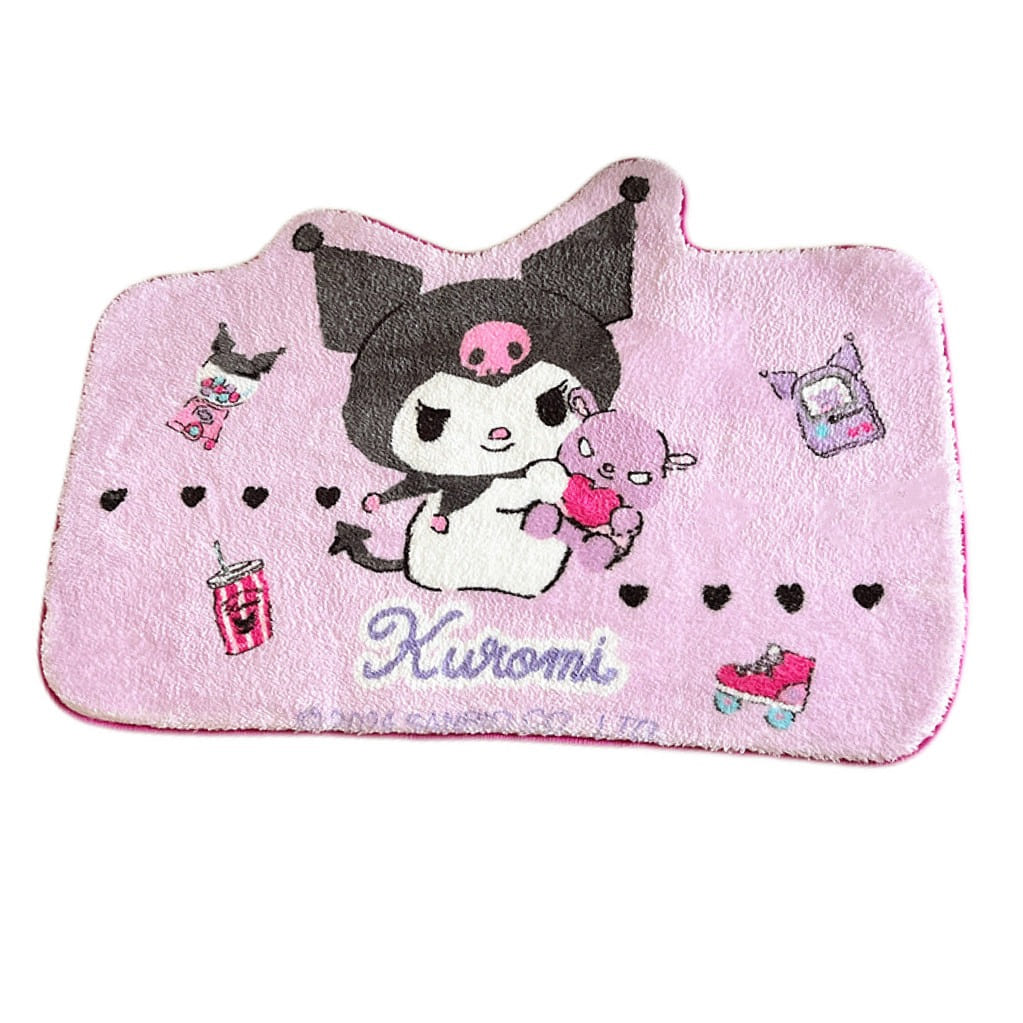 Cute Soft Home Floor Mat Foot Mat 80*40cm -Kuromi 1 each