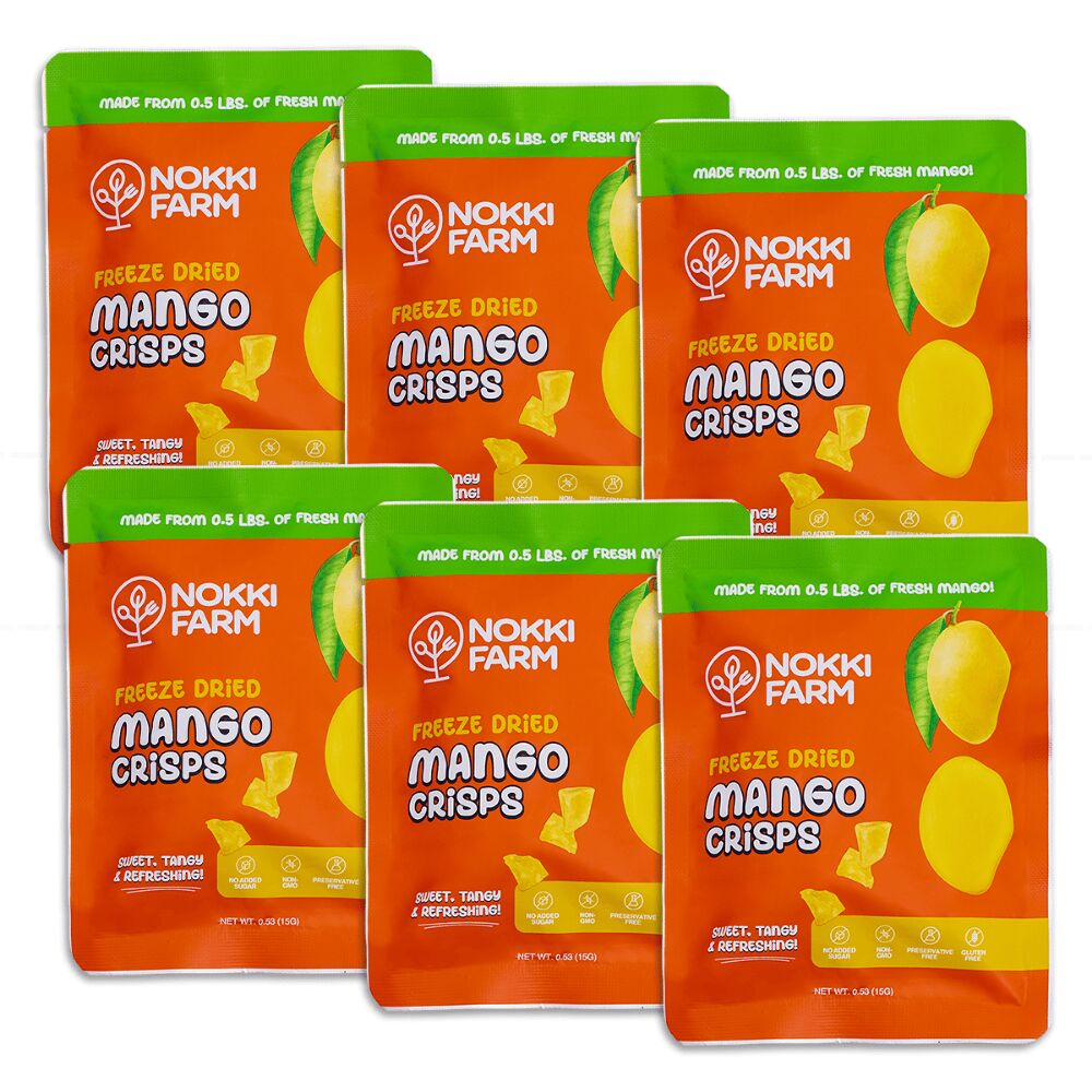 Freeze-dried Mango snack size 15g (Pack of 6) 90 g
