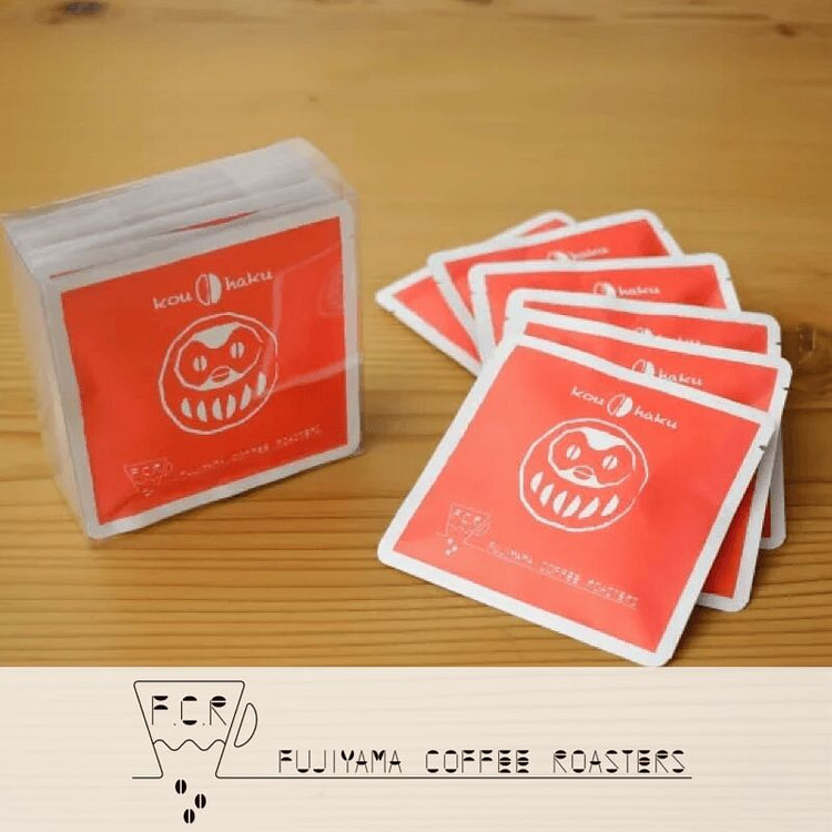 Fujiyama Coffee Drip Bag 5 Count Red & White