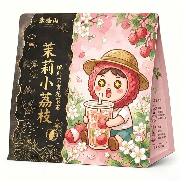 Jingfu Mountain Lychee Jasmine Tea 100g 100 g