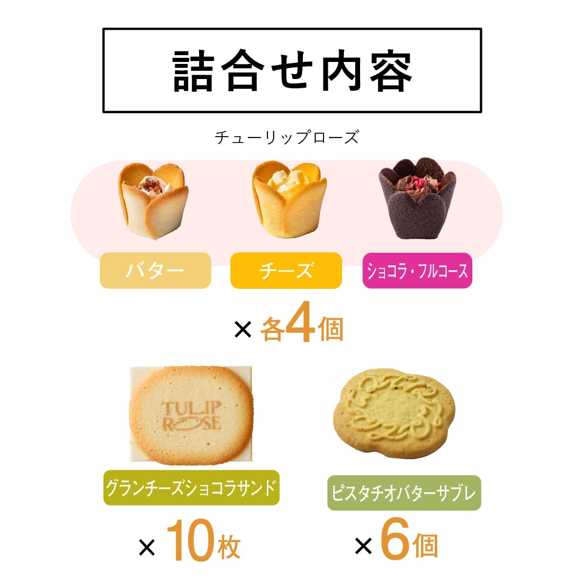 TOKYOチューリップローズ アソートギフト 28袋入 1 箱 - Weee!