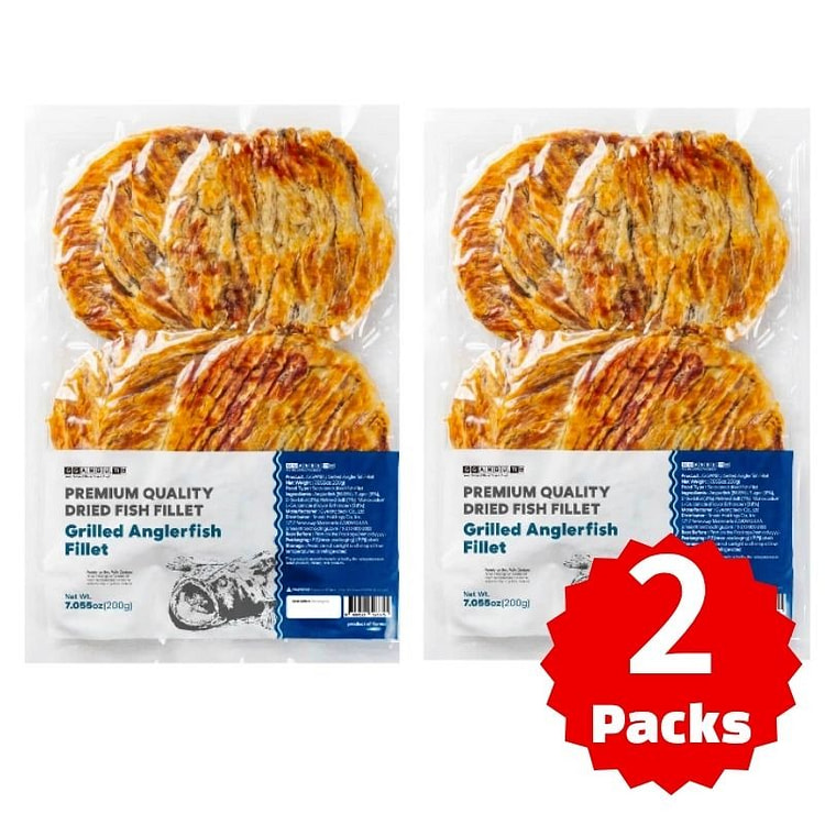 烤安康鱼干 200克 x 2包 200 克*2 包