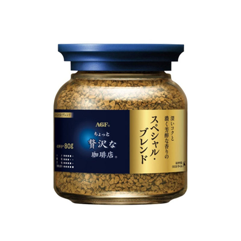AGF Instant Coffee Blue Can Gold Label 80 g