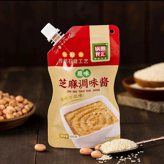 锅圈食汇原味芝麻调味酱火锅调料100g*2