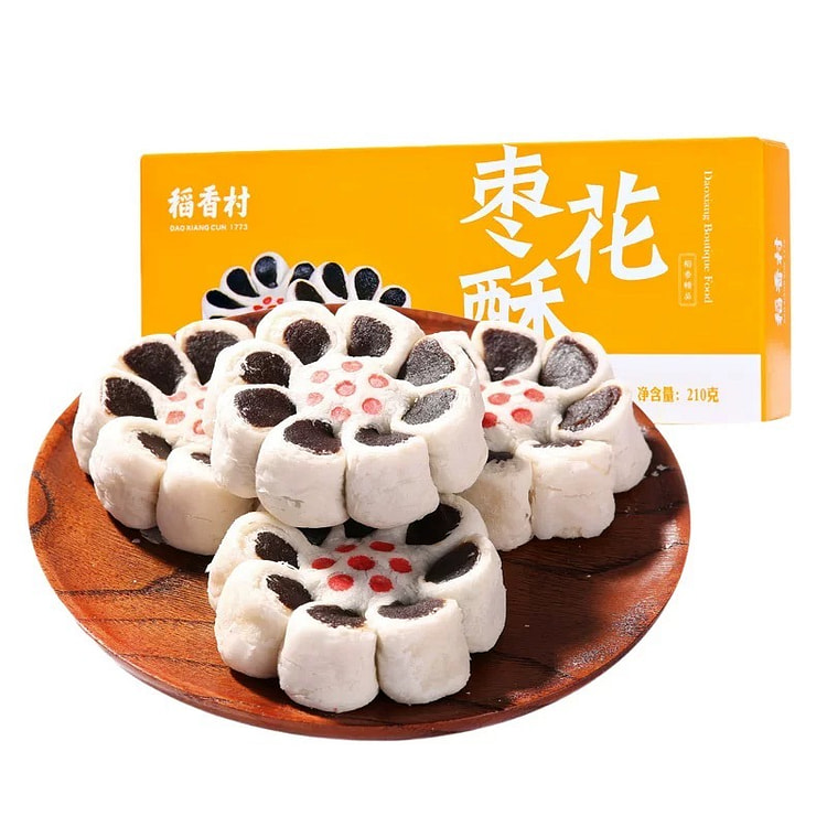 稻香村 枣花酥 传统特产枣泥饼老式糕点心中式小吃