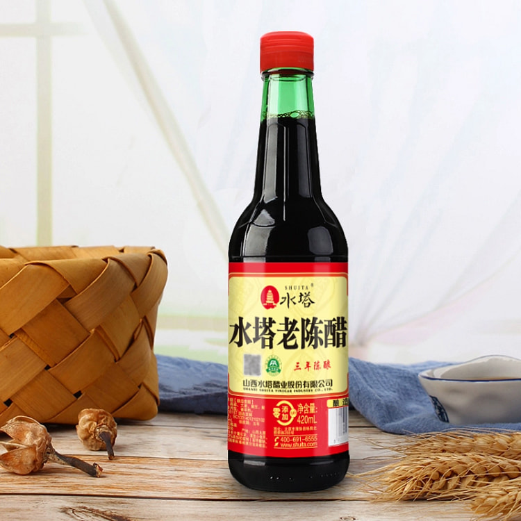 水塔 老陈醋420ml*1瓶 三年陈酿 山西6度醋