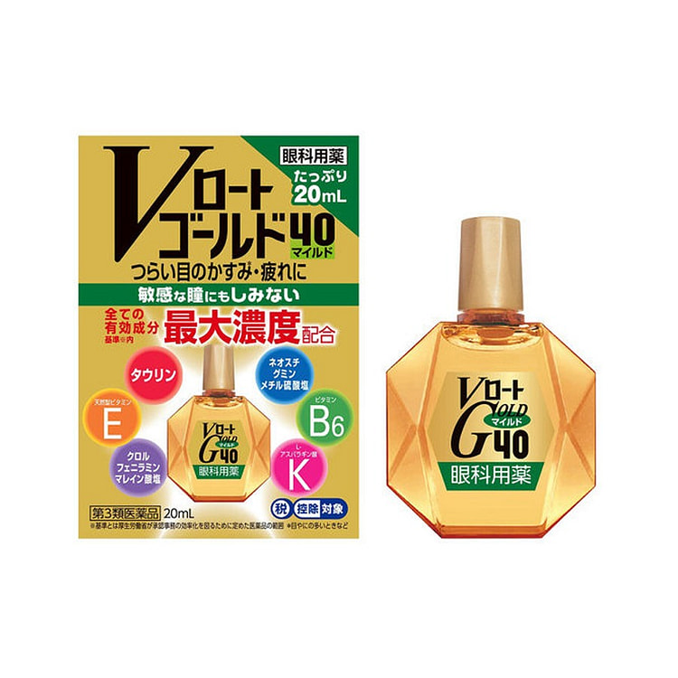 日本 乐敦  Gold 40 温和营养型 眼药水