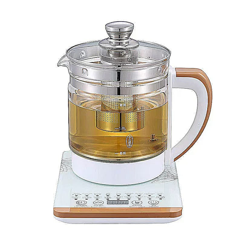1.8L Health Pot Water Boiler Glass Egg Boiler Tea 1 count