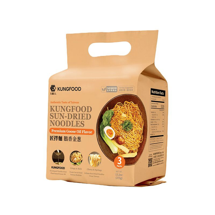 Kung Fu Noodles Vegetarian Goose Oil Flavor 375 g